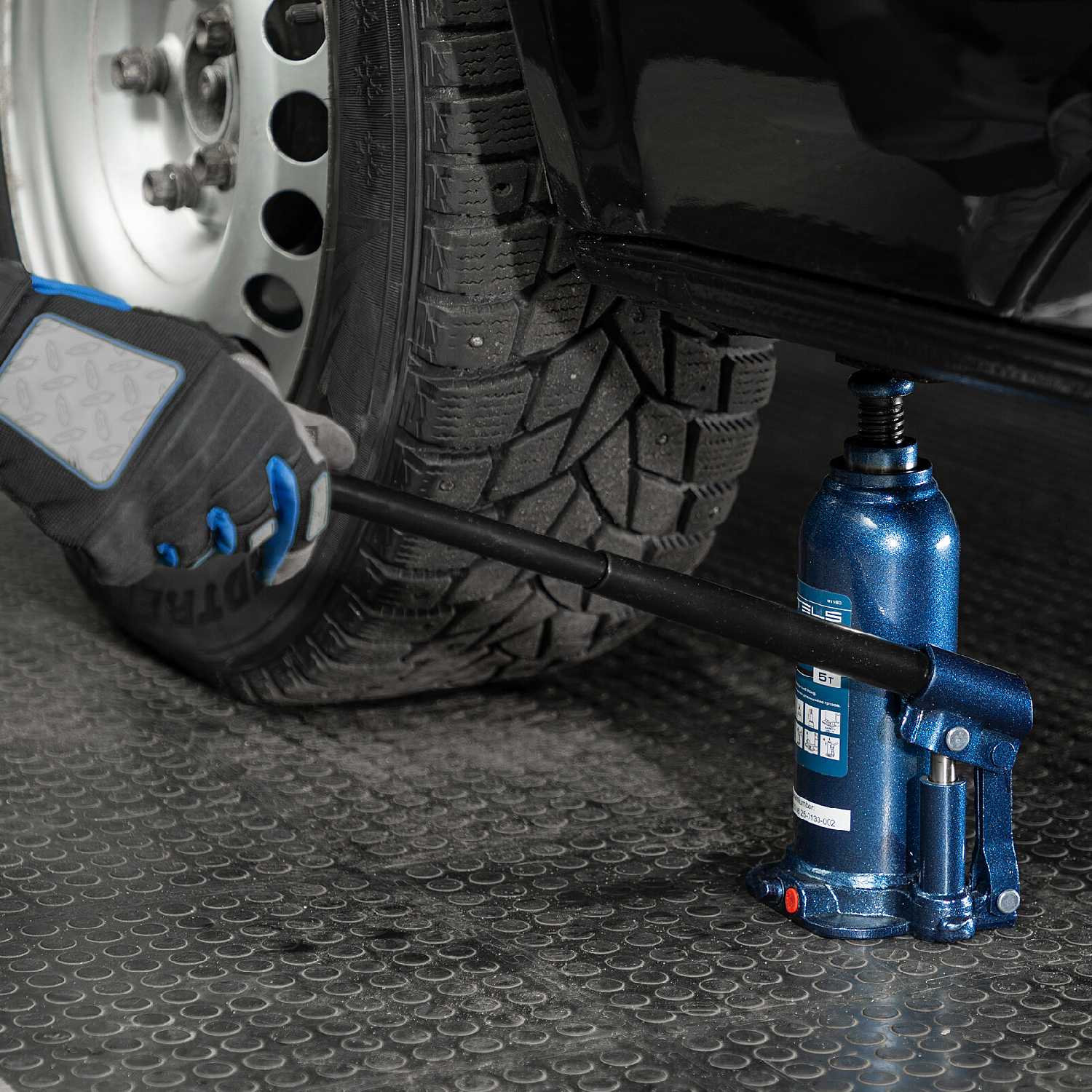 Домкрат бутылочный гидравлический Stels 51175 фотография 14