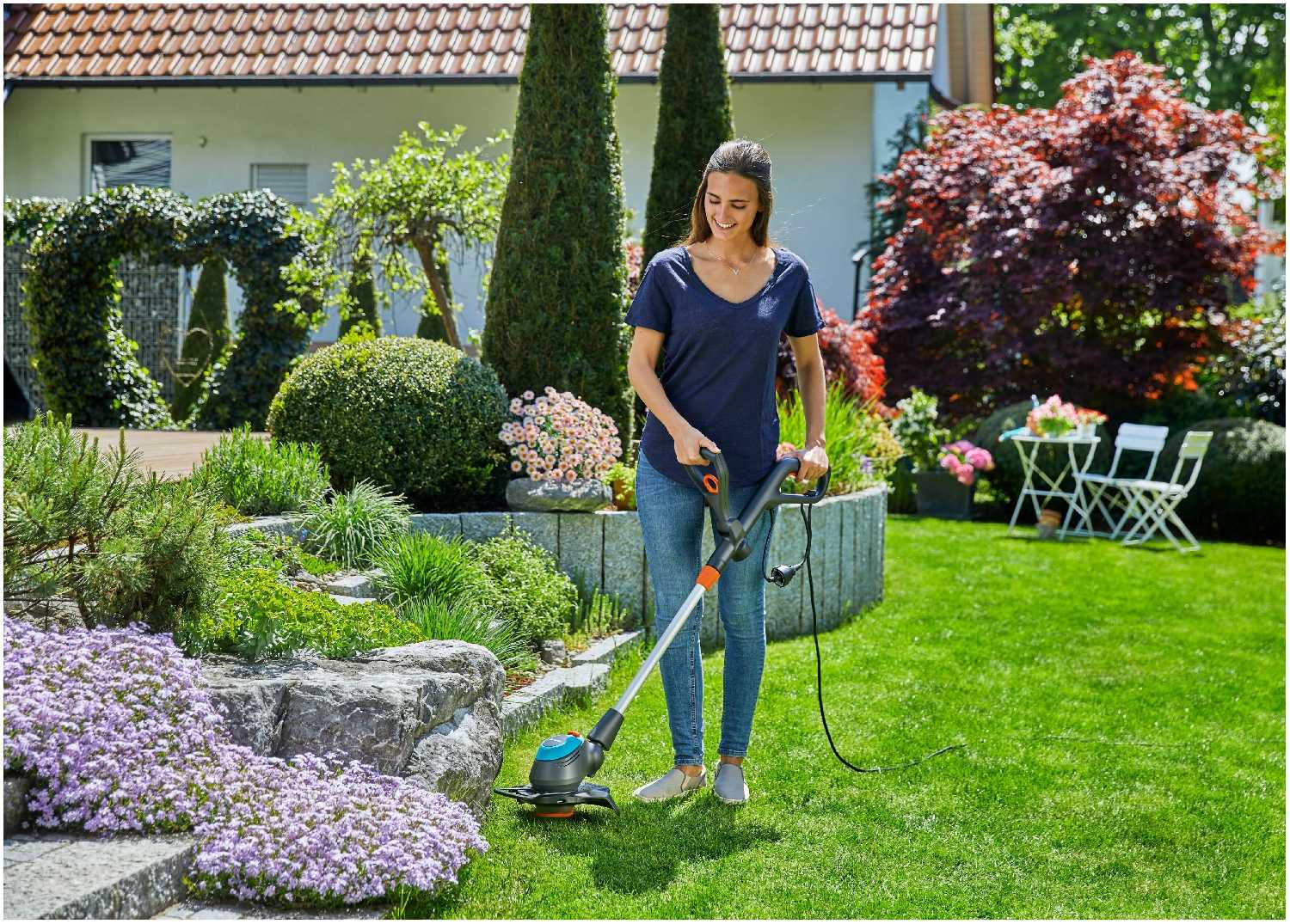 Триммер электрический GARDENA EasyCut 450/25 (9870-20) фотография 4