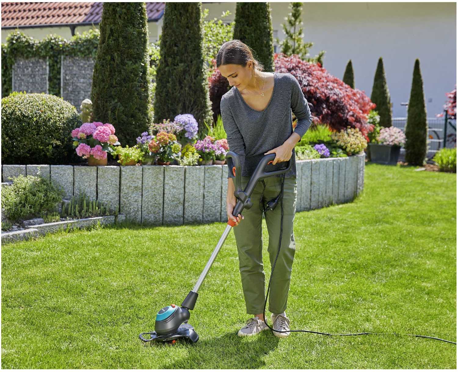 Триммер электрический GARDENA EasyCut 450/25 (9870-20) фотография 5