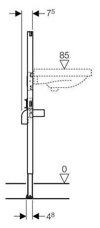 Рамная инсталляция GEBERIT Duofix (111.434.00.1) фотография 2