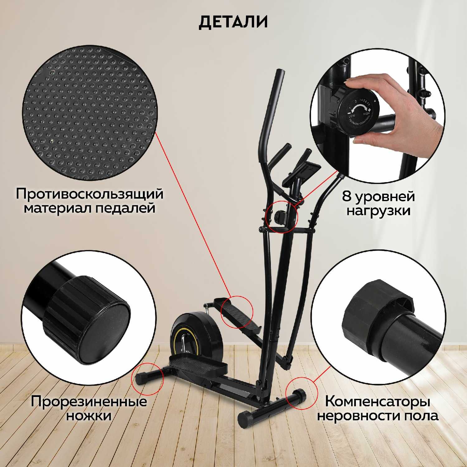 Эллиптический тренажер PLANTA FD-Е500 фотография 9