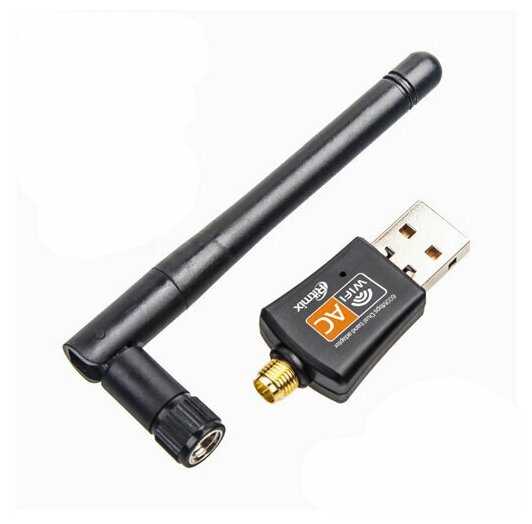Wi-Fi адаптер RITMIX RWA-250 USB, черный фотография 5