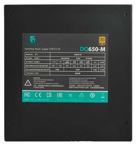 Блок питания Deepcool GamerStorm DQ650-M 650W фотография 6