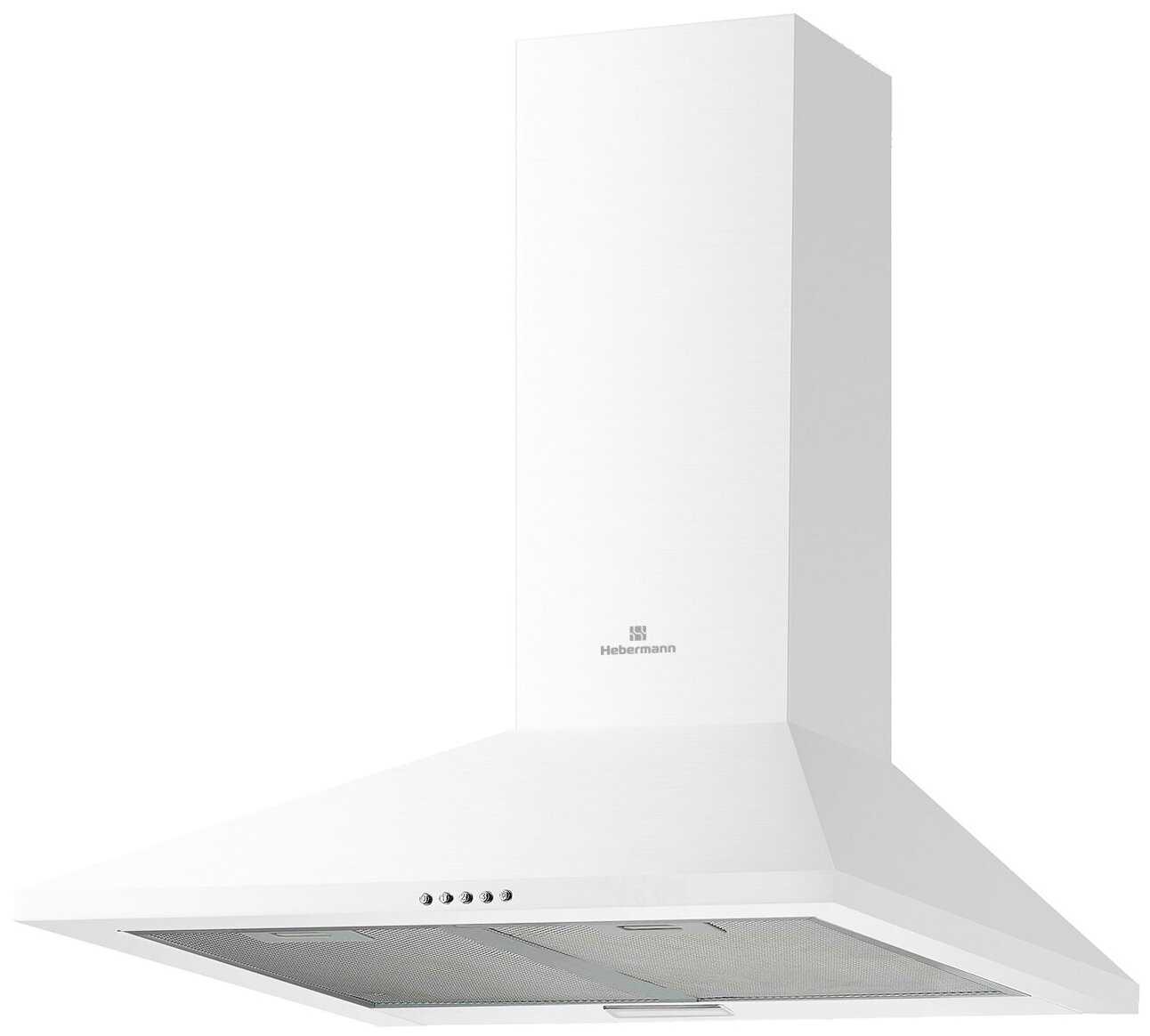 Кухонная вытяжка купольная Hebermann HBWH 60.1 W, HEKS100043