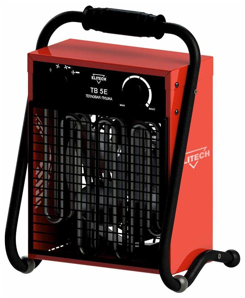 Электрическая тепловая пушка ELITECH ТВ 5Е фотография 5