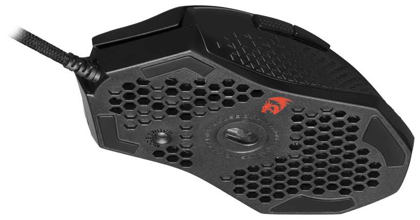 Игровая мышь компьютерная Redragon Memeanlion honeycomb, 7 кнопок, 12400 dpi фотография 8