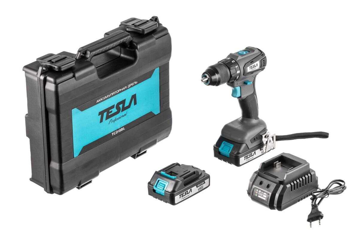 Аккумуляторная дрель TESLA TCD18BL фотография 7