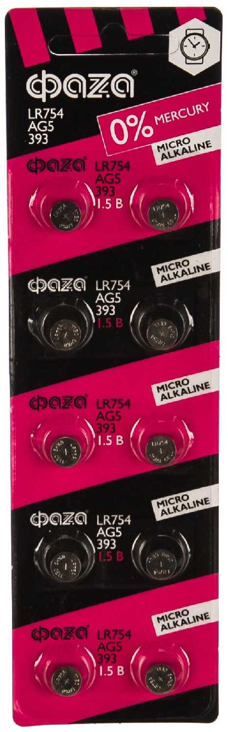 Элемент питания Не указан LR 754