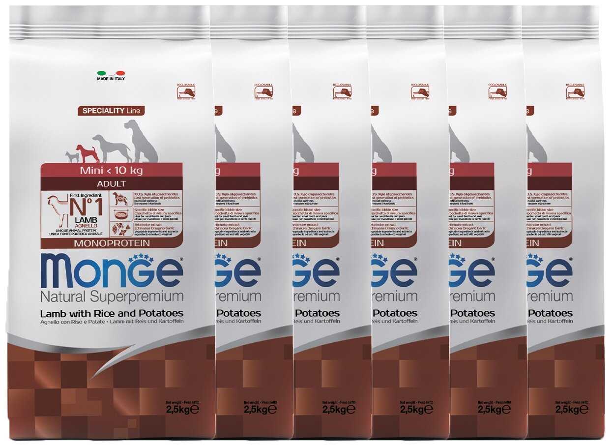 Корм для собак Monge Speciality line (ягненок, с рисом, с картофелем) фотография 9