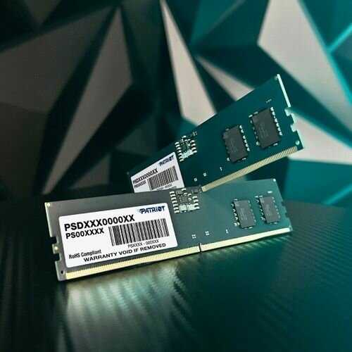 Оперативная память Patriot Memory SL 8 ГБ DDR5 5600 МГц (PSD58G560041) фотография 10