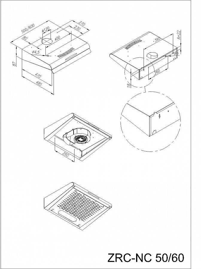 Плоская вытяжка MAUNFELD MPA 60 фотография 4