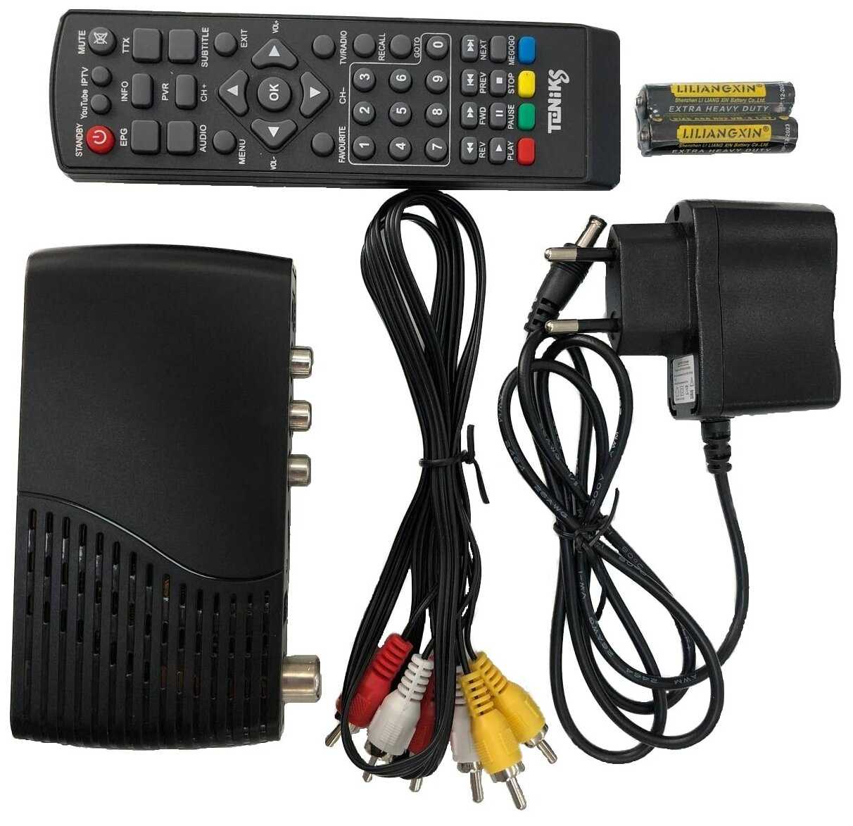 ТВ приставка Теniкs 24 цифровая (DVB-T2/C, Youtube, IPTV) фотография 1