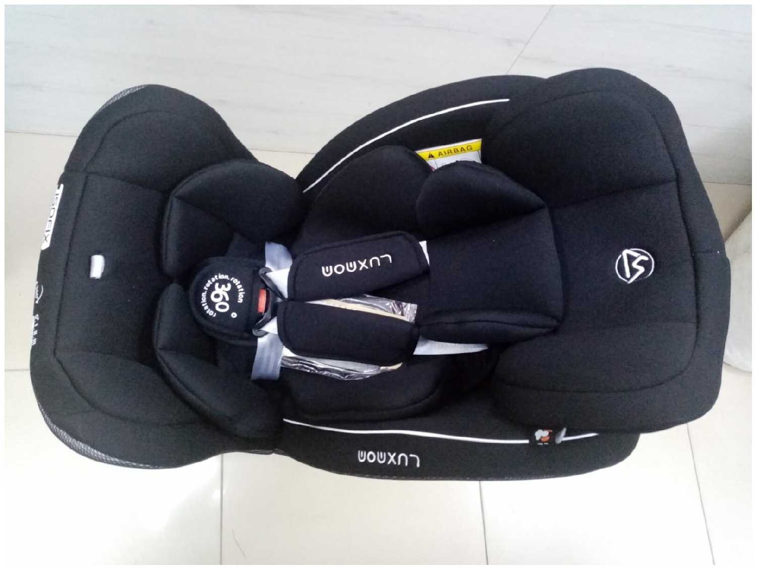 Автокресло Luxmom BXS 223A, isofix 0-36 кг, 0-12 лет, черный фотография 3