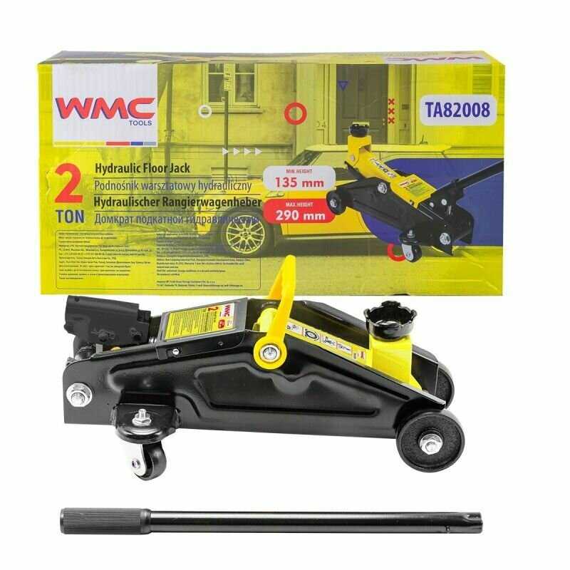 Домкрат гидравлический WMC TOOLS Домкрат подкатной 2т (WMCT82007) фотография 7