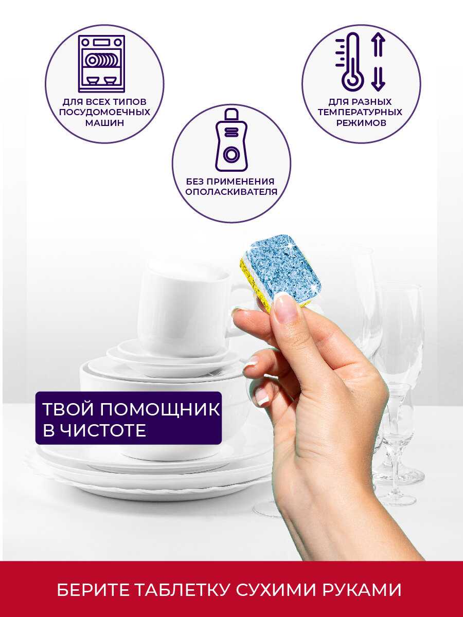 Мини Таблетки для мытья посуды Frau Schmidt