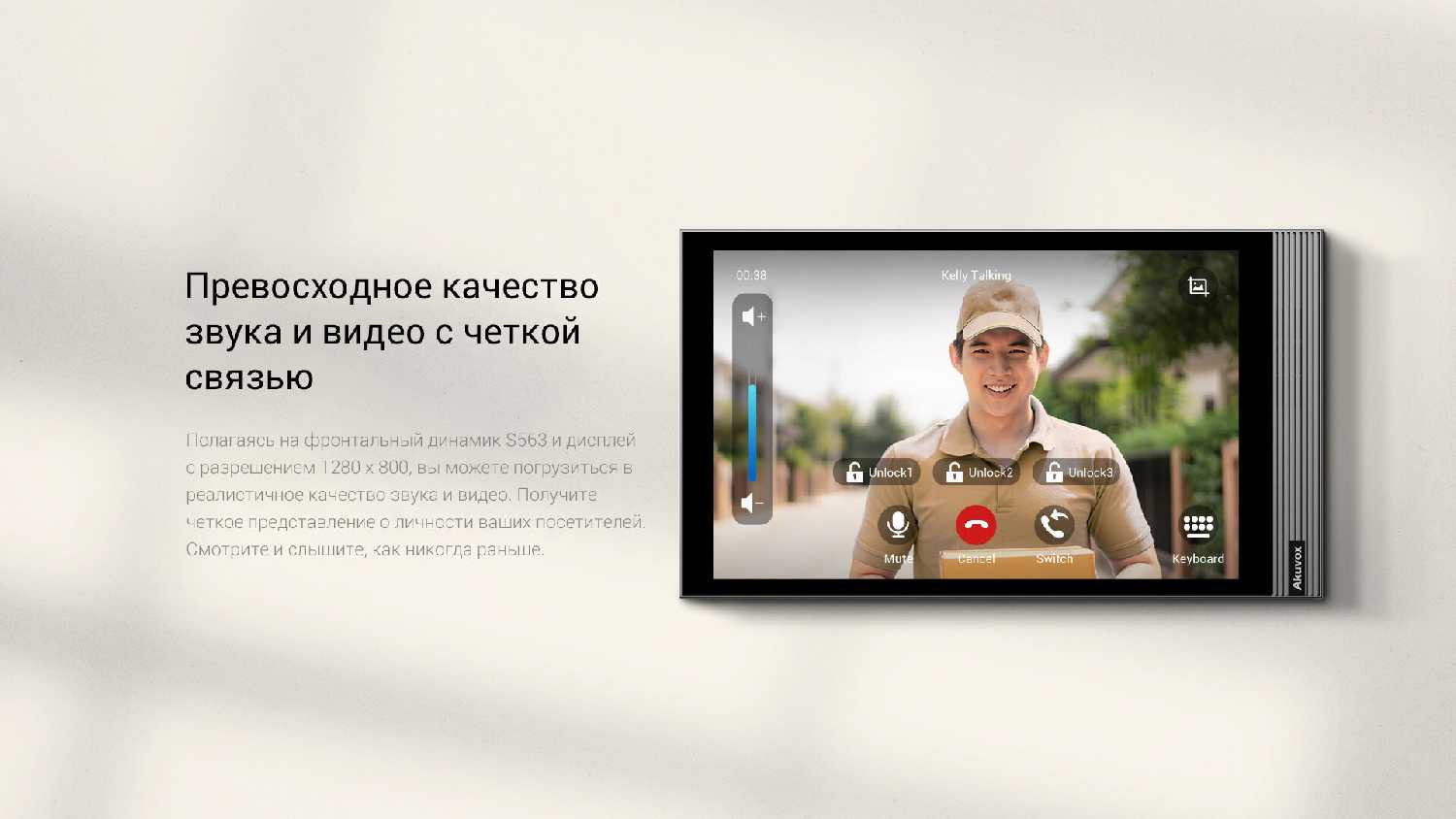 Монитор домофона Akuvox S563 фотография 6