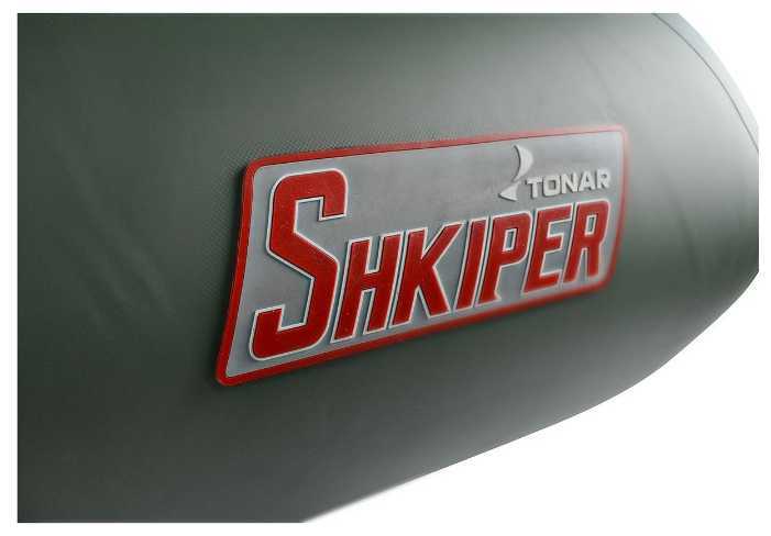 Надувная лодка ТОНАР Шкипер А260 надувное дно фотография 6