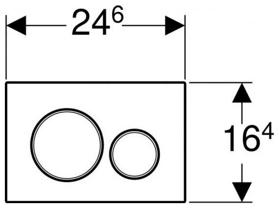 Кнопка смыва GEBERIT Sigma 01 (115.770. JQ.5) фотография 6