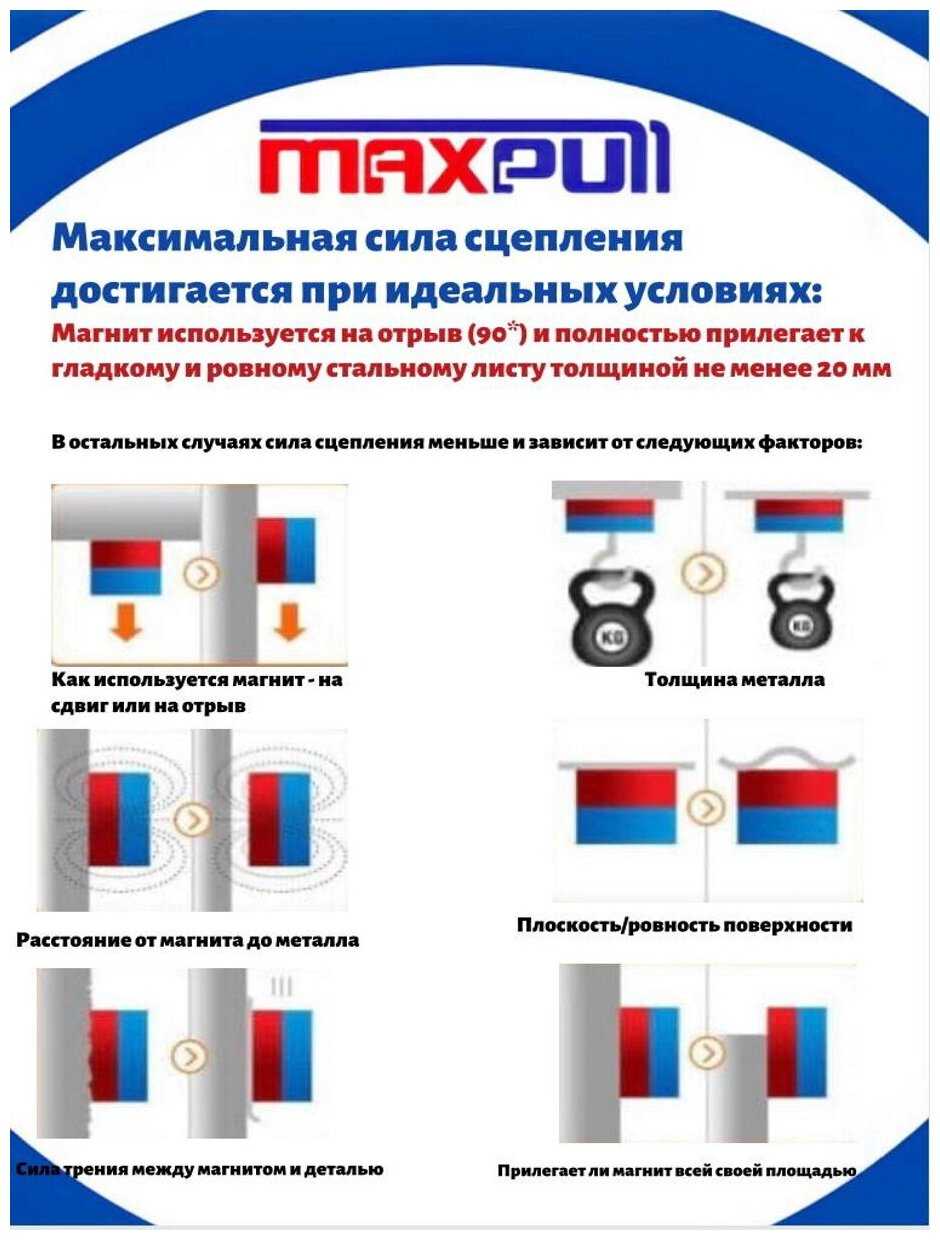 Металлоискатель MaxPull Магнит 40х20 мм (NdFeB) фотография 11