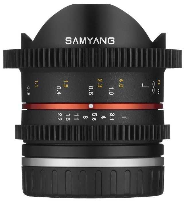 Объектив Samyang 8mm T3.1 V-DSLR UMC Fish-eye II Canon M фотография 1