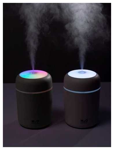Увлажнитель воздуха для дома H2O/ портативный увлажнитель воздуха/ светодиодный увлажнитель воздуха/ VIRG white фотография 3