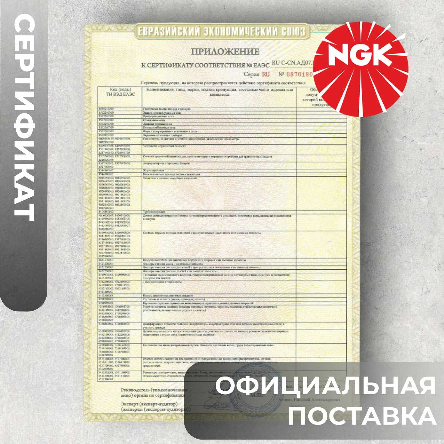 Комплект свечей зажигания NGK TR5B-13 фотография 11