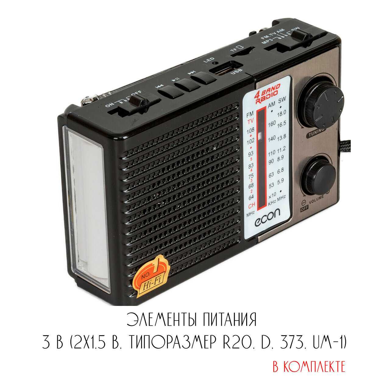 Радиоприемник Econ ERP-2400 фотография 6