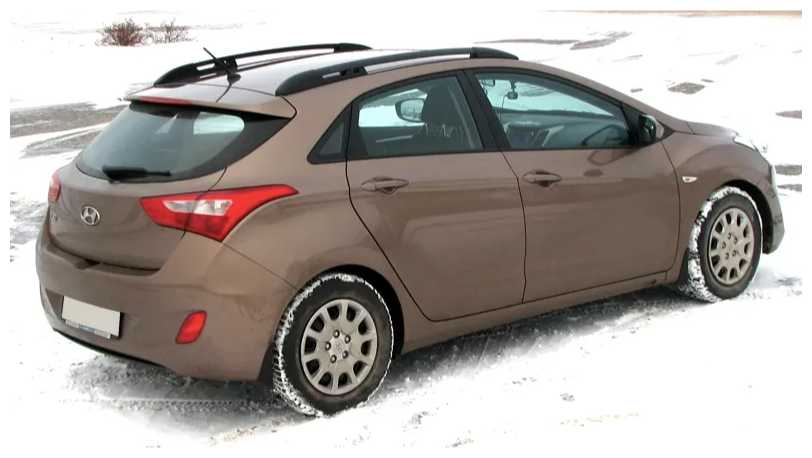Рейлинги для Hyundai I30 хэтчбек 2011-2017 серые фотография 3