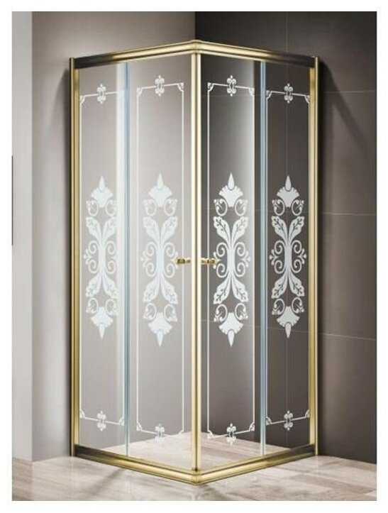 Душевой уголок Cezares Giubileo 80x80 A-2-80-SCORREVOLE-CP-G