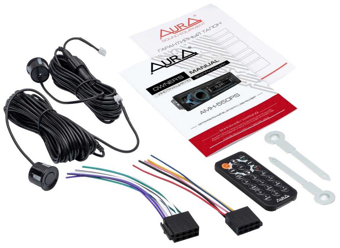 Магнитола Aura AMH-550PS / Bluetooth / 1 din фотография 2