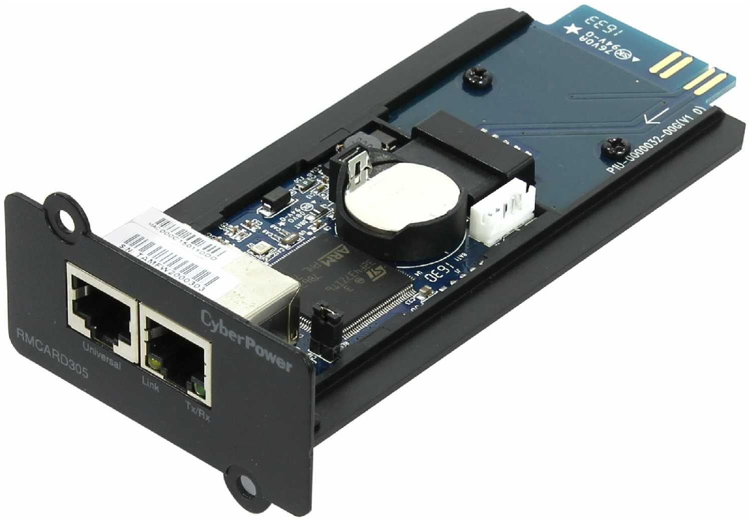 Плата сетевого управления CYBERPOWER RMCARD205 SNMP/HTTP Tx/Rx RJ45 100мбит/с
