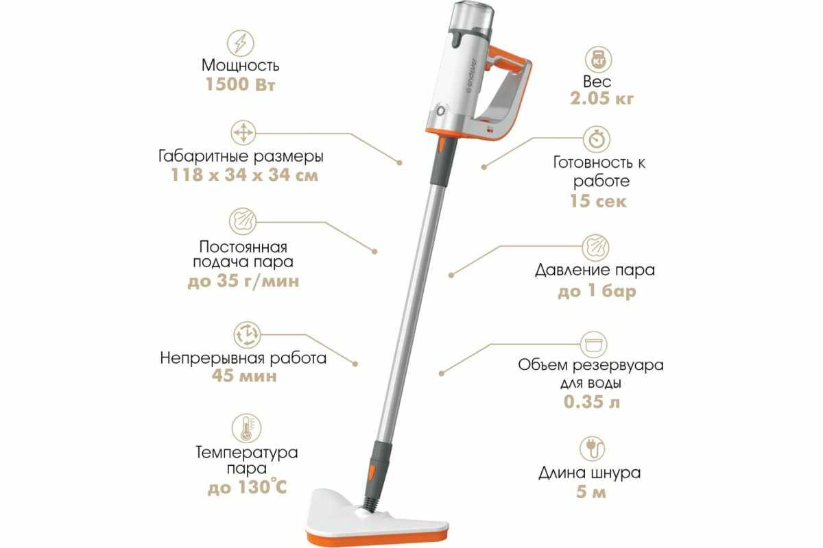 Паровая швабра ENDEVER ODYSSEY Q-621 фотография 19