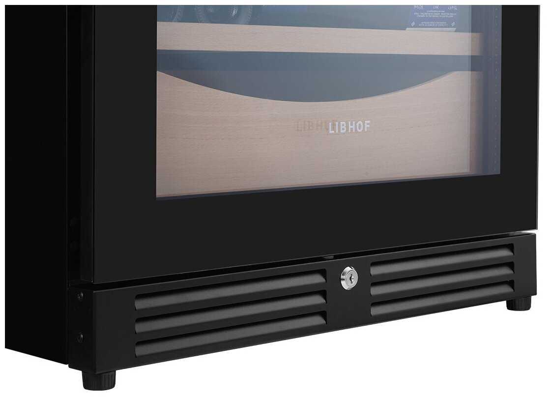 Винный шкаф Libhof Sommelier SMD-110 slim black фотография 6