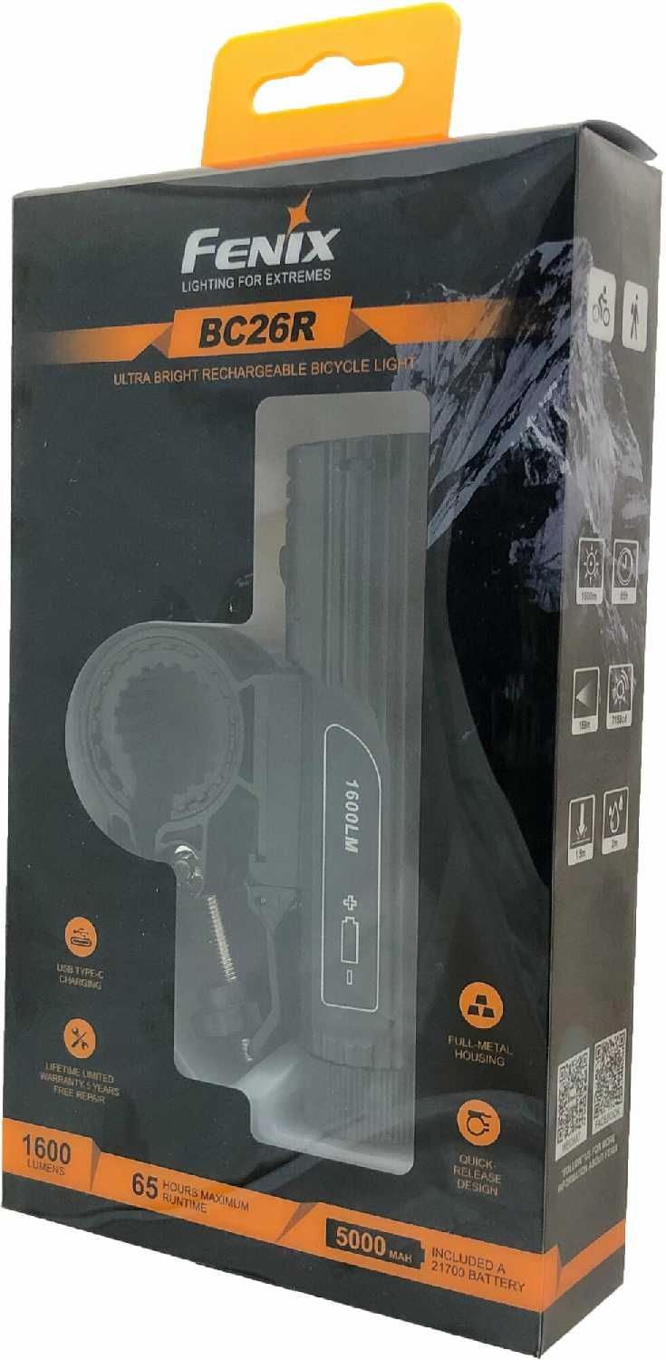 Велофара Fenix BC26R + задний фонарь BC05R v2.0 фотография 27
