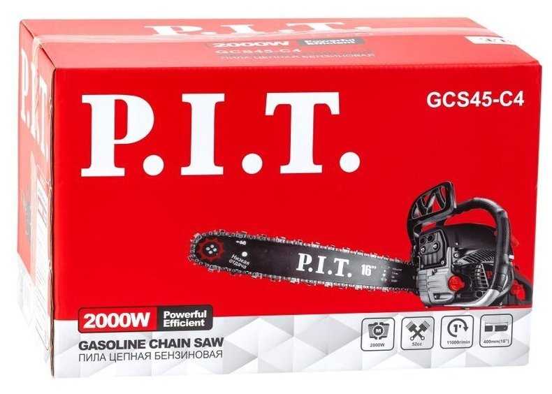 Бензопила цепная P.I.T. GCS45-C4 фотография 4