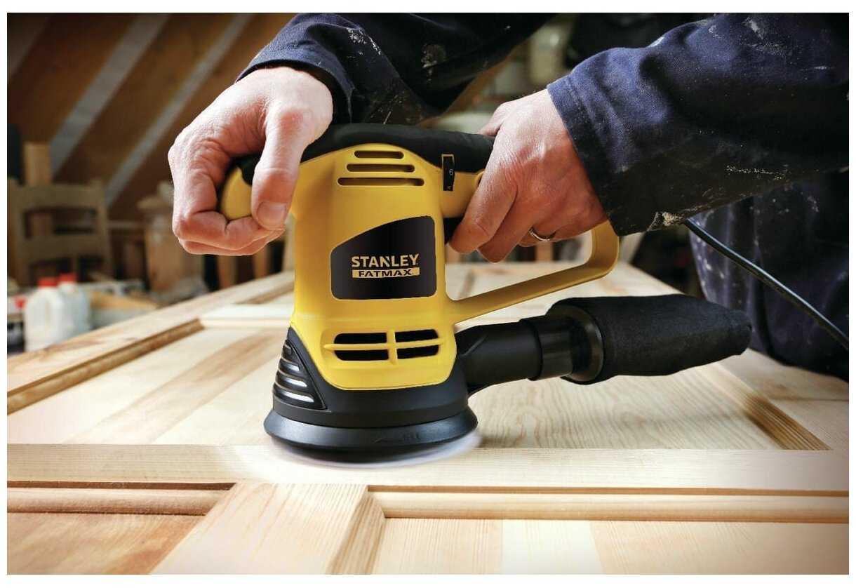 Эксцентриковая шлифмашина STANLEY FME440K фотография 3