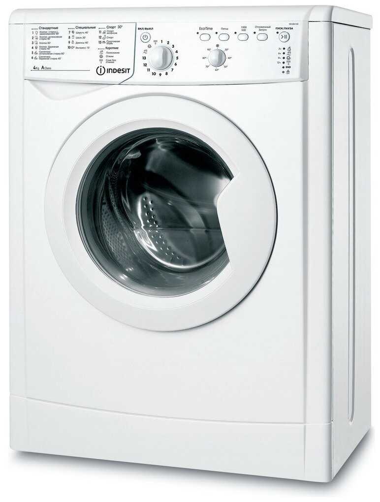 Комплект: стиральная машина под раковину Indesit IWUB 4105 с раковиной Пилот 50 фотография 7