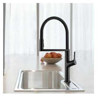 Поворотный смеситель кухонный Xiaomi DABAI Rotatable Kitchen Faucet Black (DXCF002) фотография 2