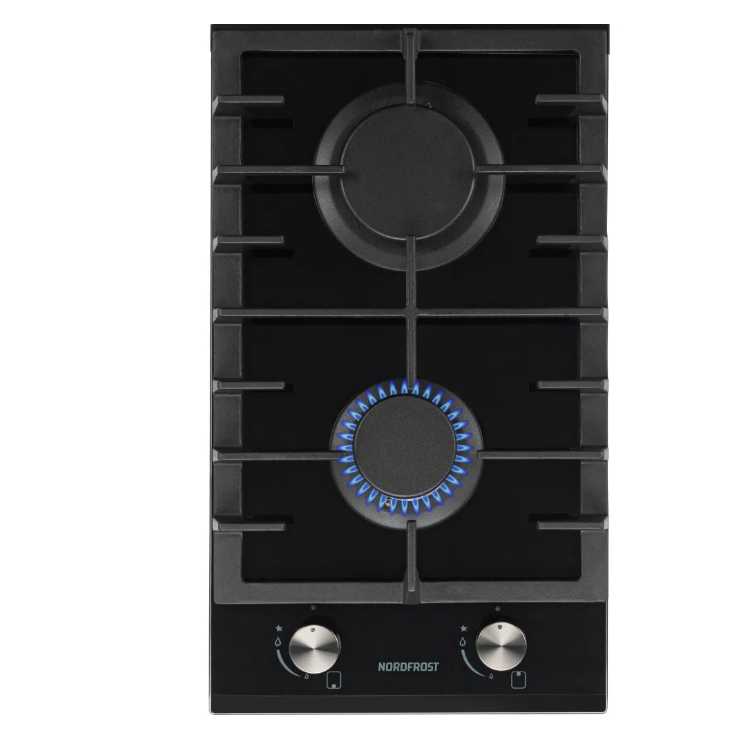 Газовая варочная поверхность NORDFROST HM 3023 YR [2 конфорки] фотография 4