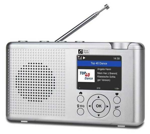 Интернет радио Ocean Digital WR 23F (Работа от аккумулятора, Wi-Fi, FM, Bluetooth)