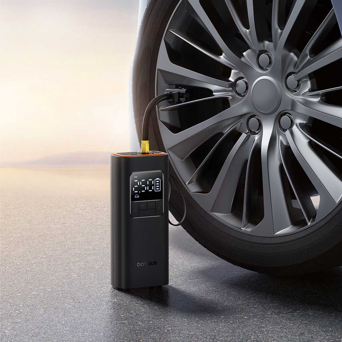 Беспроводной автомобильный компрессор Baseus SuperMini Pro Series Wireless Car Inflator (C11159300111-00) фотография 13