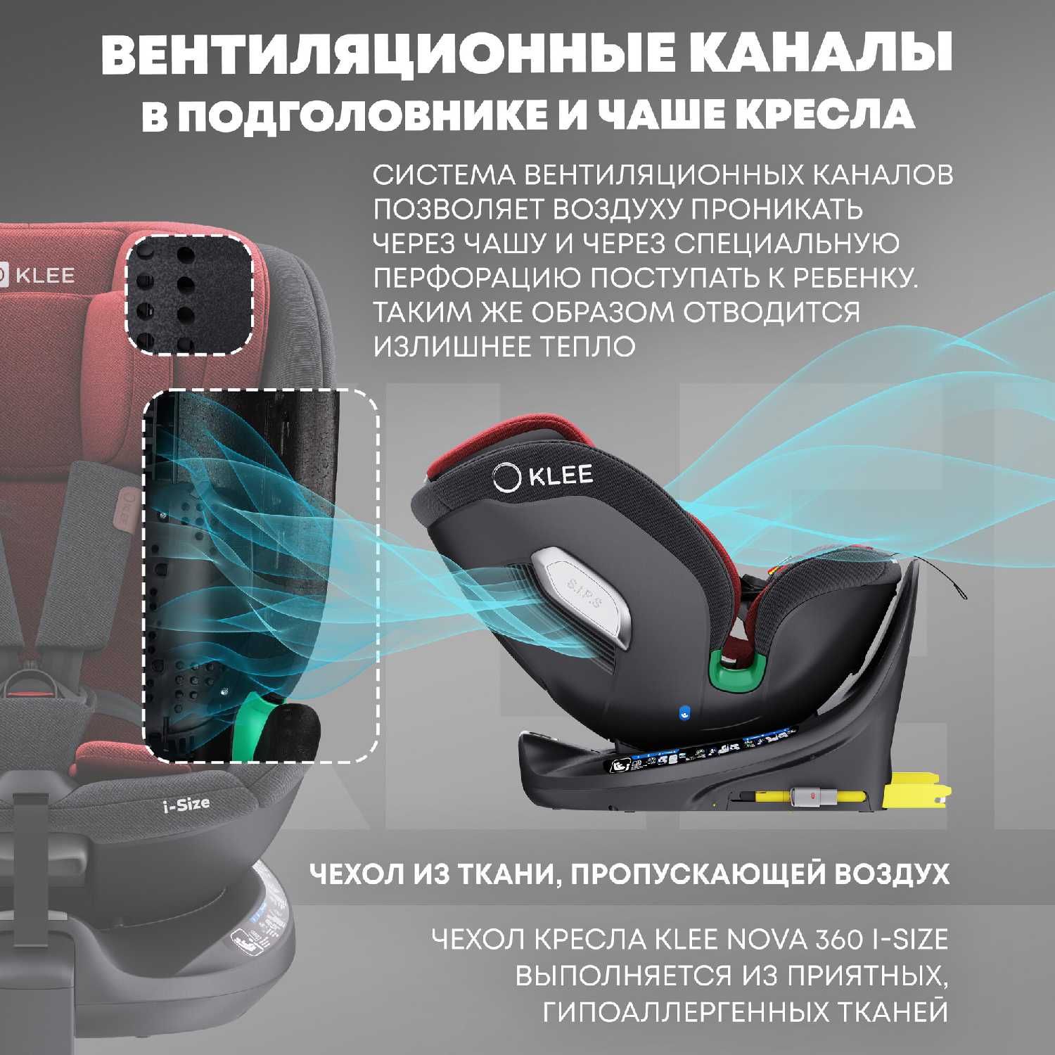 Автокресло KLEE Nova 360 i-Size фотография 4