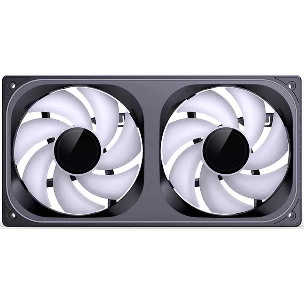 Вентилятор корпусной 120 мм Qiao Sibo ZB-360 [ZB-240B, ARGB, PWM, четырехстороннее бесконечное зеркало, обратная створка] фотография 8