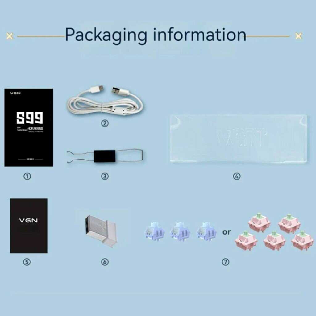 Клавиатура VGN S99 Wireless фотография 4