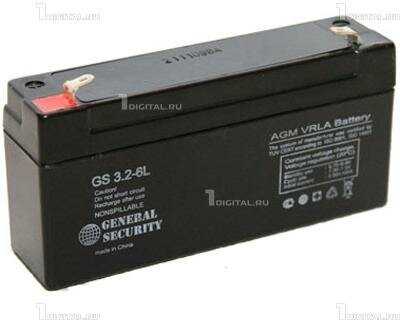 Аккумулятор General Security GS 3.2-6 фотография 5