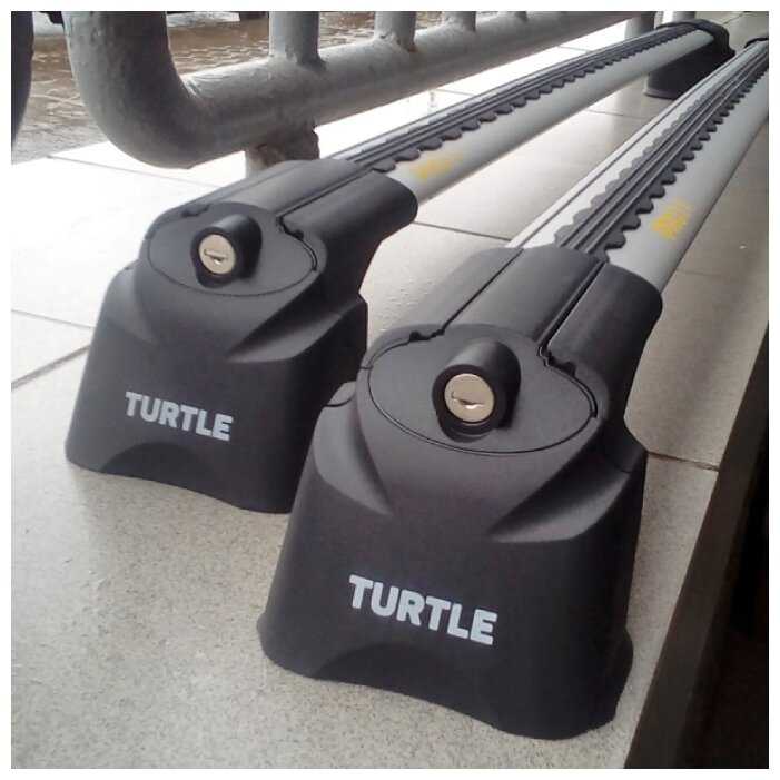 Багажник на крышу Turtle Air-3, аэро дуги на Фиат Фулбек 2016-2020, арт: TA3-021 фотография 1