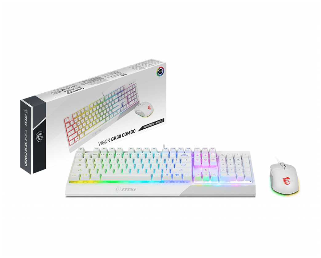 Игровой комплект MSI VIGOR GK30 COMBO White