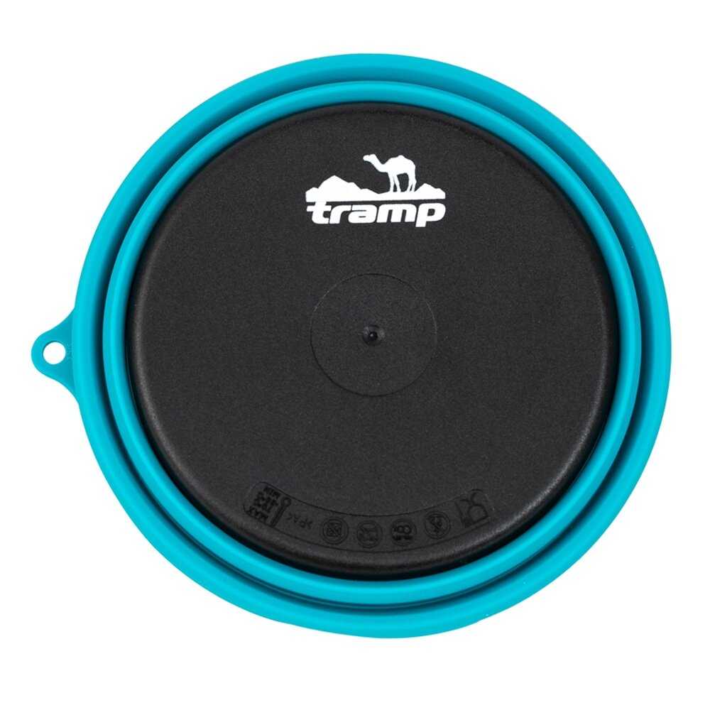 Tramp Тарелка силиконовая с пластиковым дном 550 мл (TRC-123) фотография 7