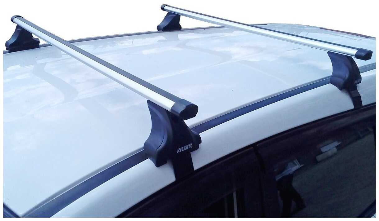 Багажник на Равон Р4 (Ravon R4, 2015-.), Атлант, аэродинамические дуги (50 мм) фотография 1