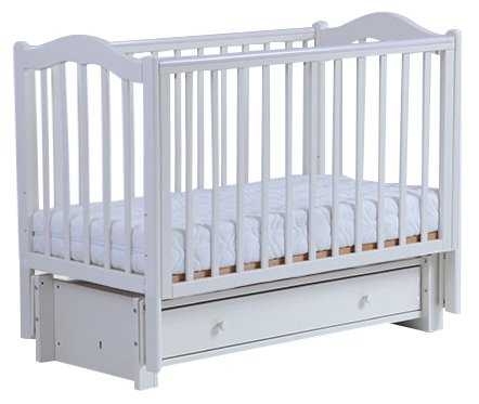 Кроватка ЛЕЛЬ (Кубаньлесстрой) Кубаночка-1 БИ 37.3, классическая, продольный маятник фотография 5